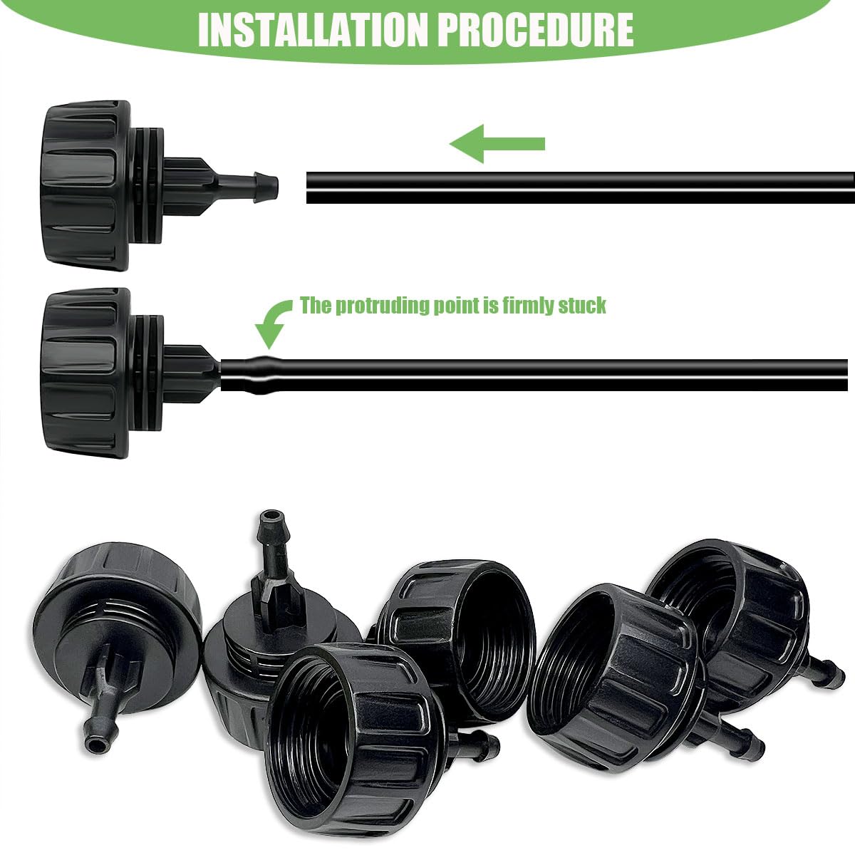 Darlingao 3/4 to 1/4 inch tubing adapter simplifies faucet-to-tubing conversion
