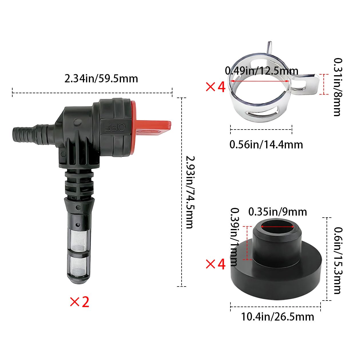 Darlingao compatible with Briggs & Stratton, Kohler, Generac engines