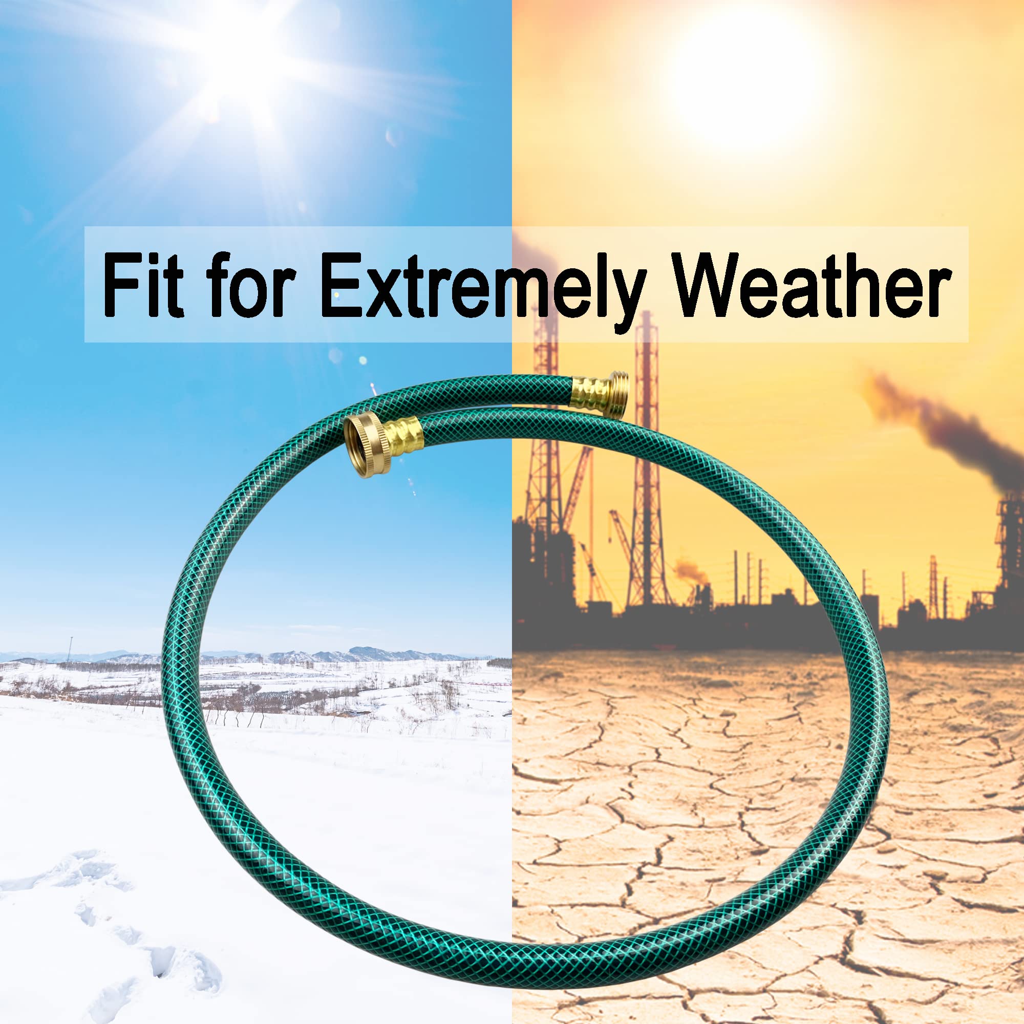 Darnassus lightweight kink-resistant hose for easy maneuvering around obstacles.