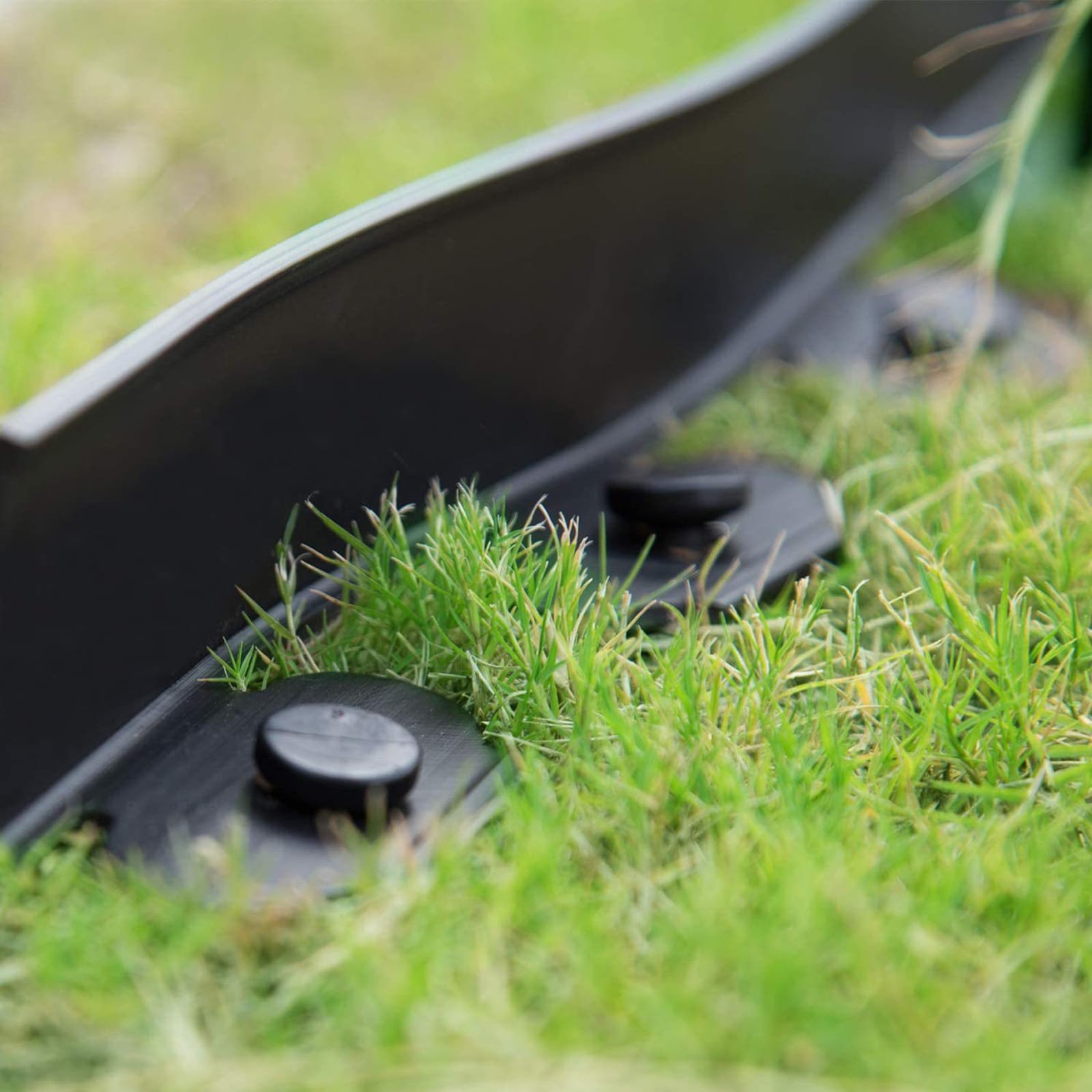DasTior flexible PE material allows curved landscape designs.