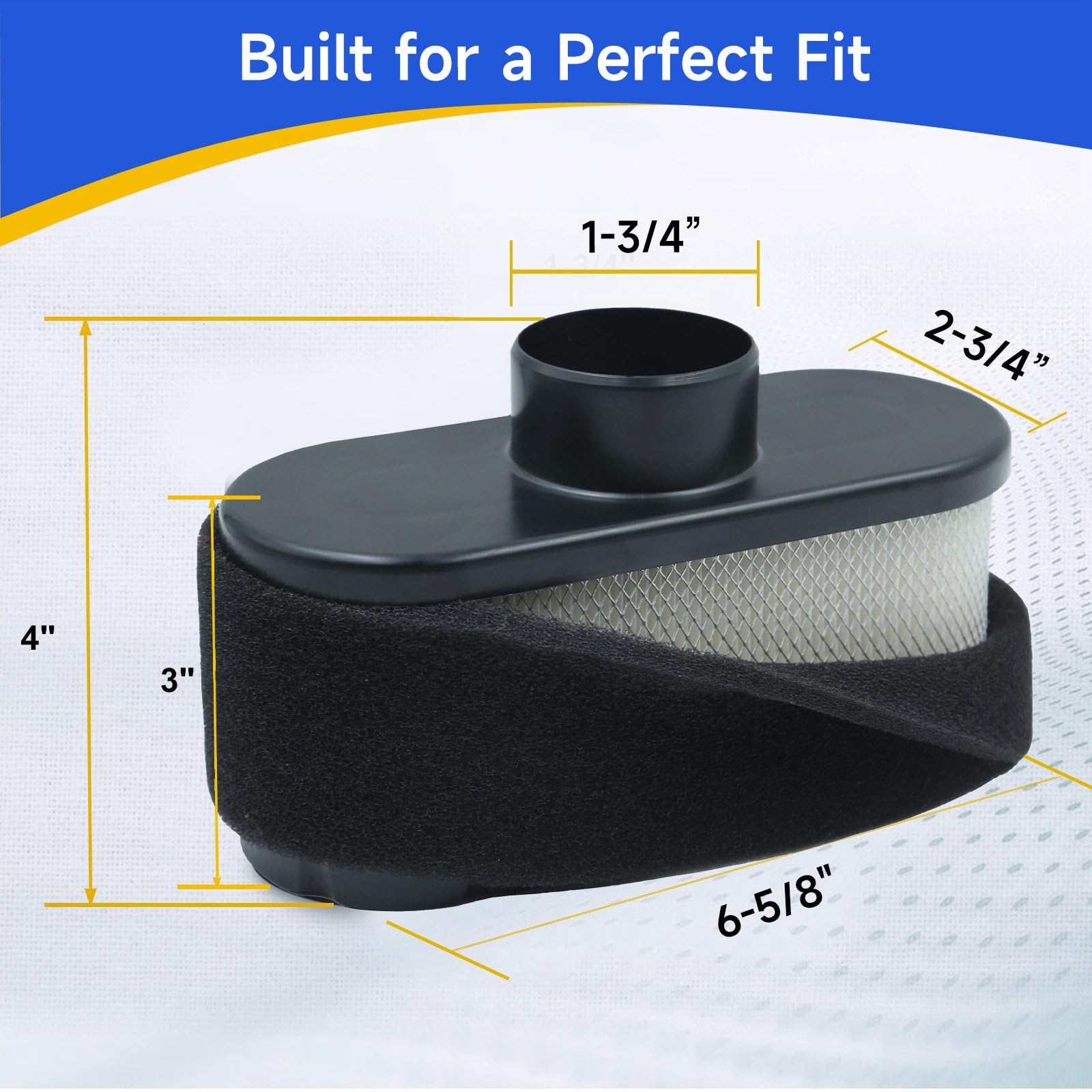 DASARYA FR651V fuel filters shown for smooth fuel flow.