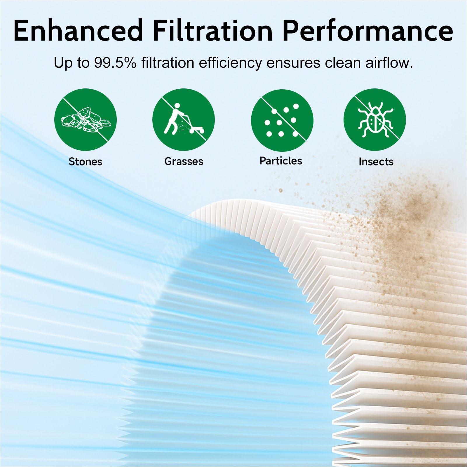 DASARYA fuel filter image ensures clean fuel delivery for steadier performance.
