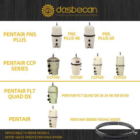 Dasbecan 190003 compatibility with Pentair Clean & Clear Plus confirms correct fit.