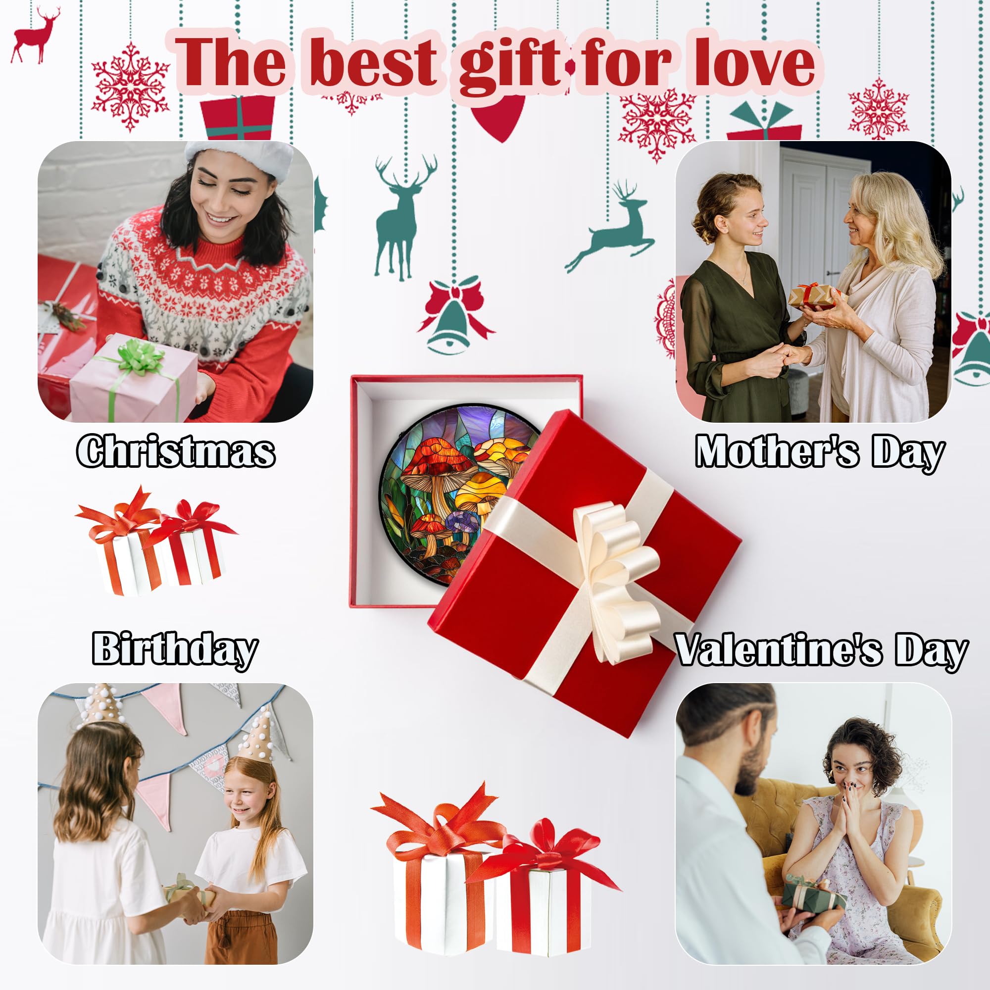 DASTOLL versatile suncatcher for holidays and special occasions.