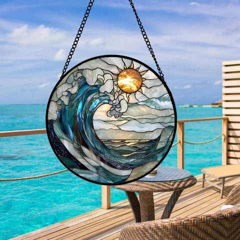 DASTOLL color-rich suncatcher brightens small windows with natural light