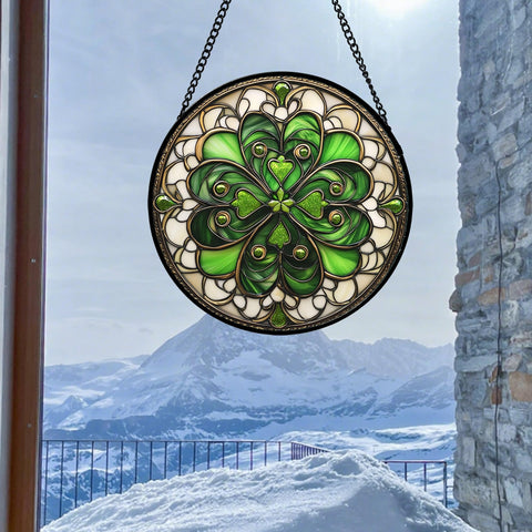 DASTOLL gift-ready stained glass suncatcher brings warm, cheerful ambiance.