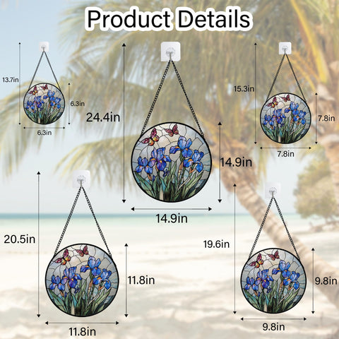 DASTOLL gift-ready stained glass suncatcher for celebrations.