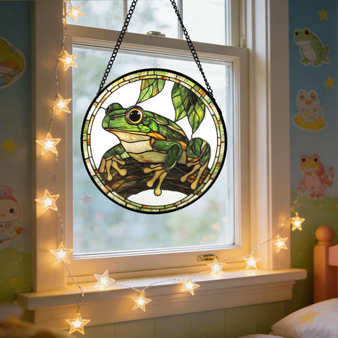 DASTOLL gift stained glass suncatcher suitable for birthdays and holidays
