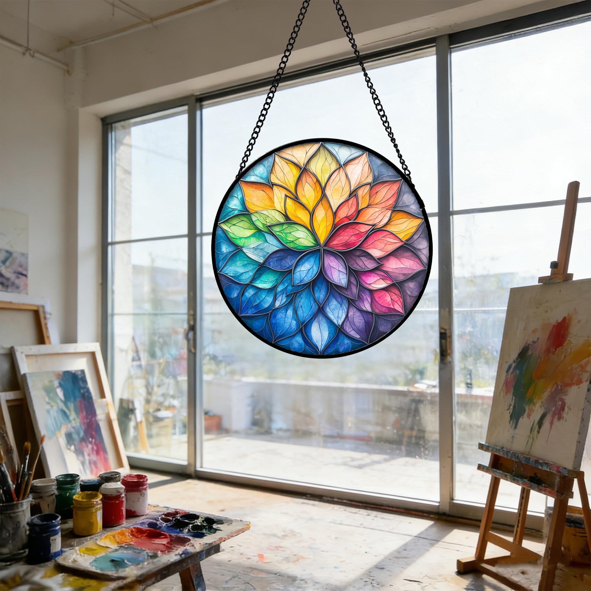 DASTOLL suncatchers for holidays and gifts brightens windows and spaces