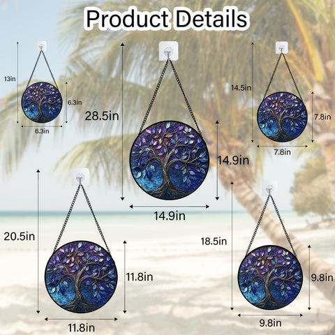 DASTOLL sun catcher symbolizes peace and love with colorful glow
