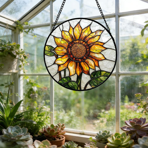 DASTOLL suncatcher decor for porch, door, or wall with shimmering light.