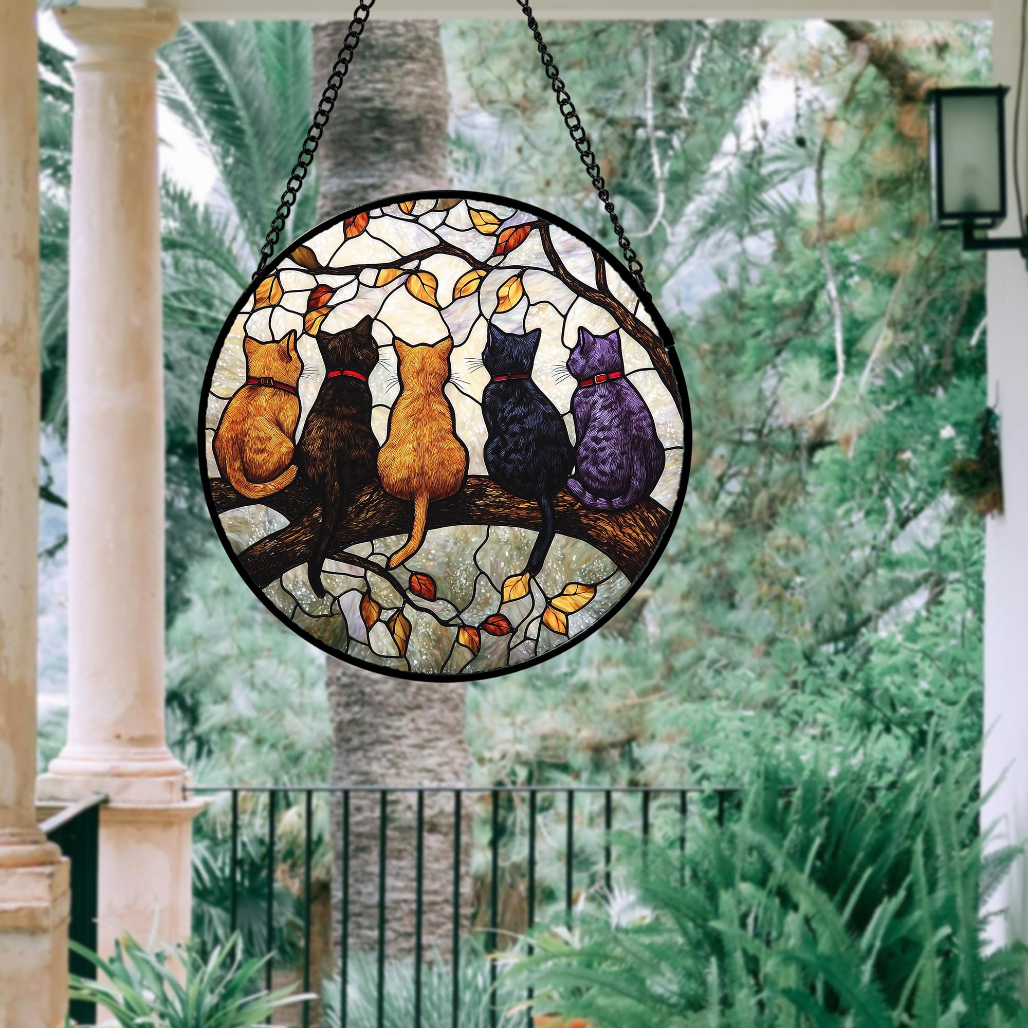 DASTOLL stained glass decor elevates spaces, ideal as a thoughtful gift for loved ones.