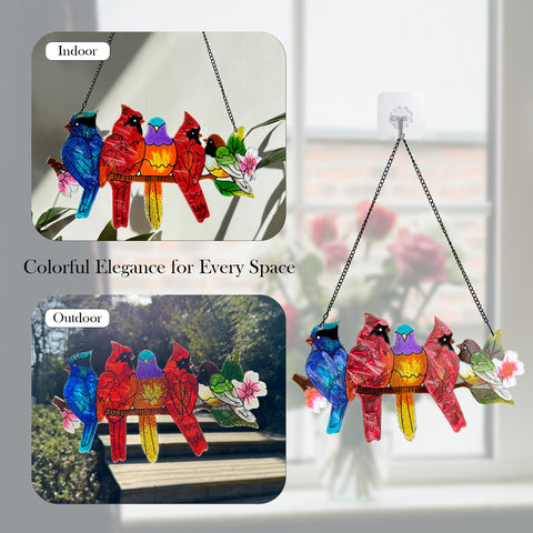 DASTOLL stained glass makes a thoughtful gift for bird lovers.