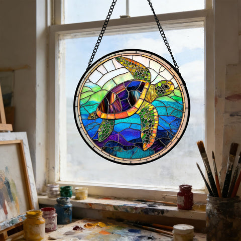 DASTOLL stained glass suncatcher makes a thoughtful gift
