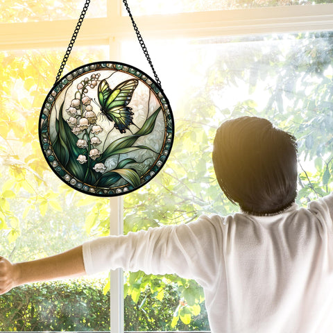 DASTOLL sun catcher window hanging creates warm ambience in any room.