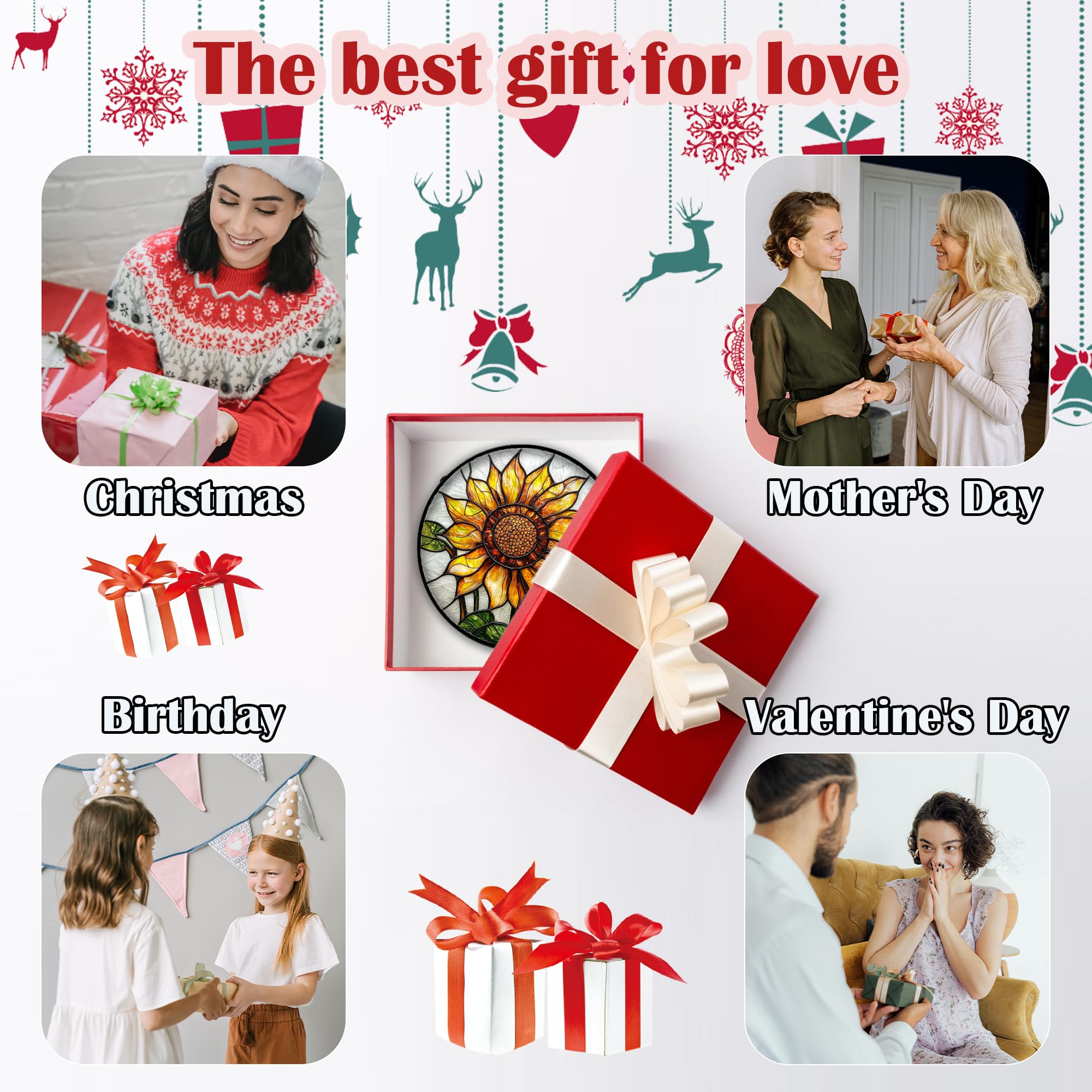 DASTOLL sunflower suncatcher gift-ready packaging makes gifting effortless.