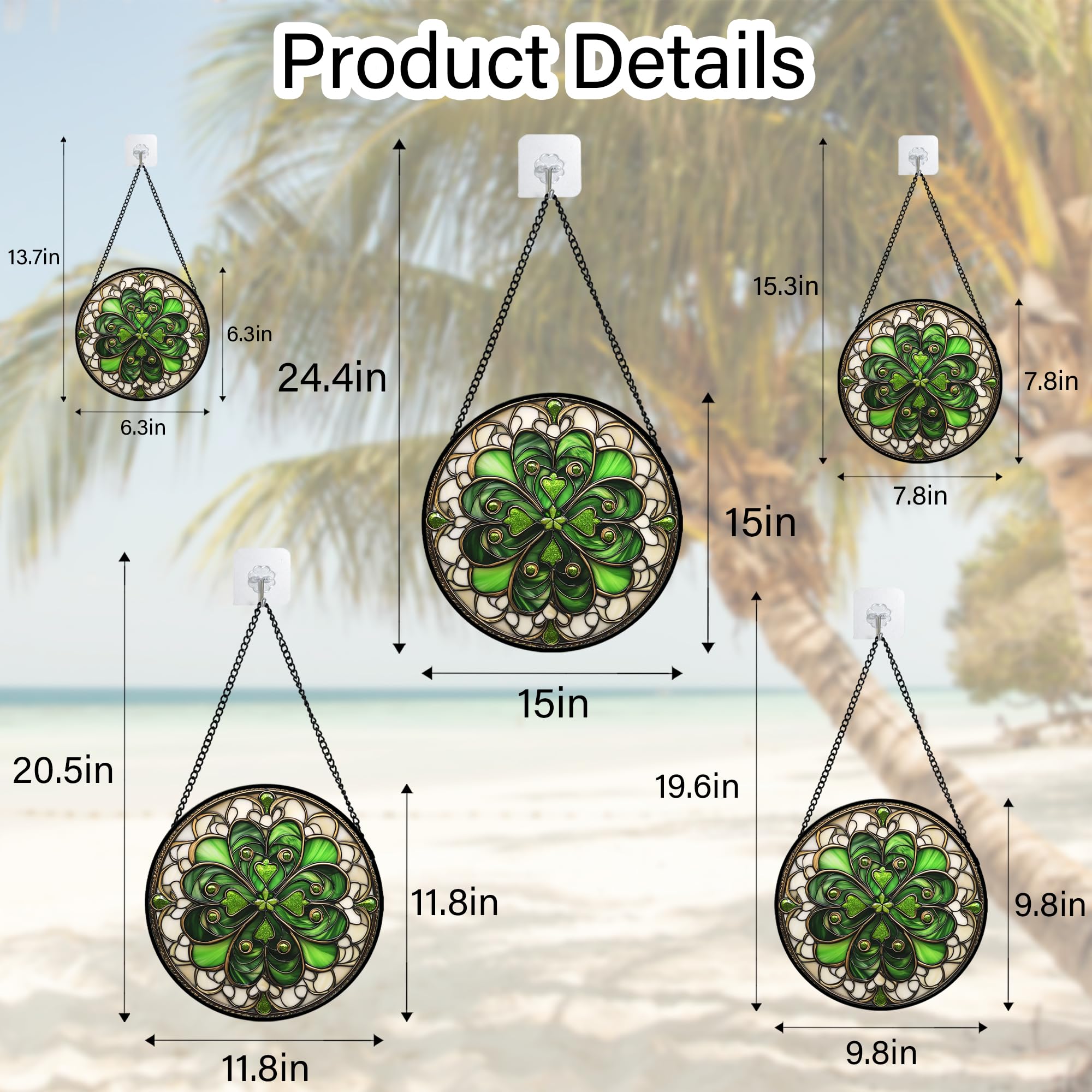 DASTOLL versatile window art for windows, doors, porches and walls.