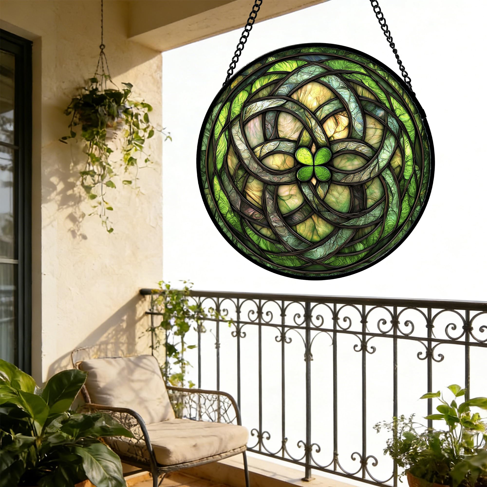 DASTOLL window decor for porch or wall, enhancing seasonal home accents.