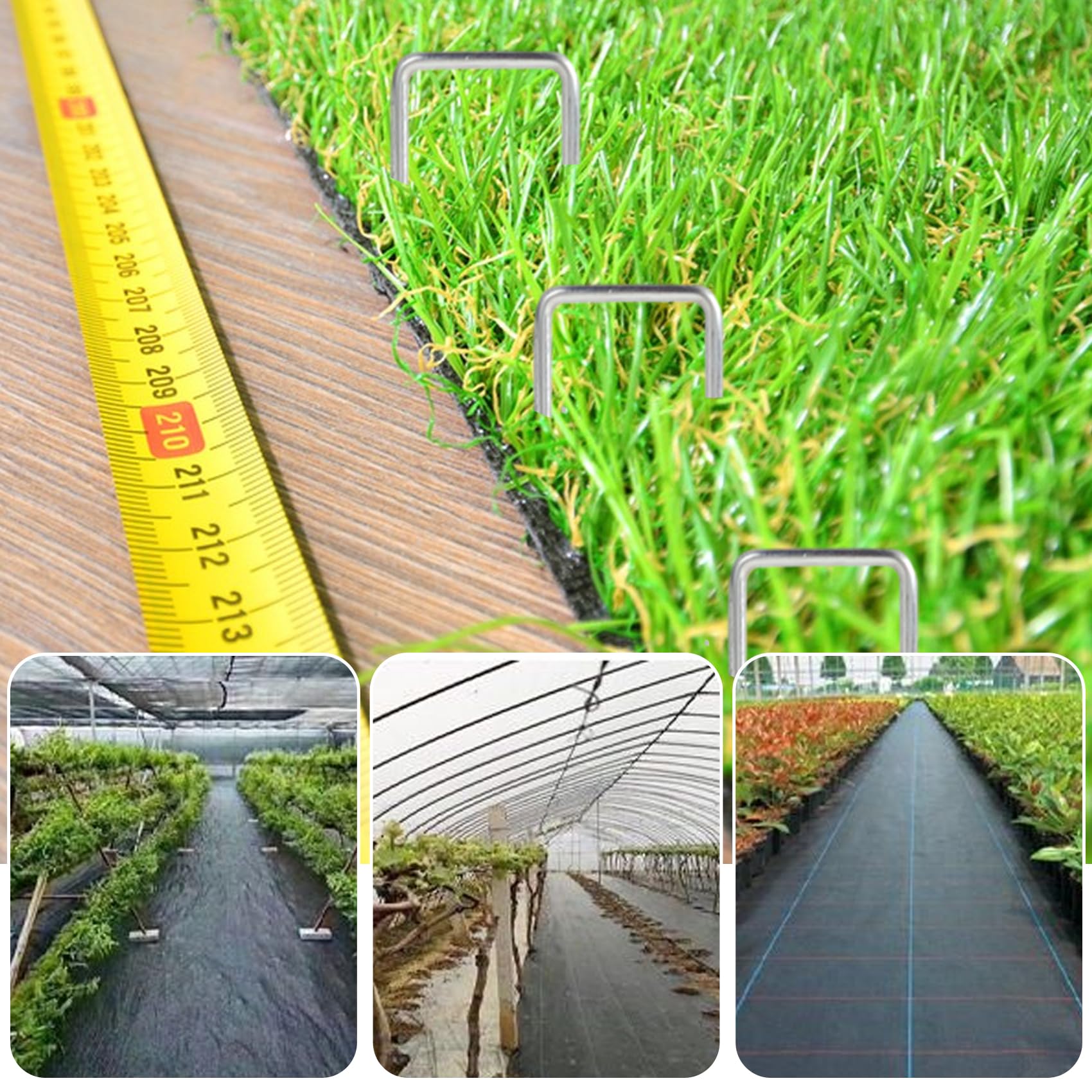 DaTpuik decor-friendly stakes – suitable for Christmas decor and garden projects.