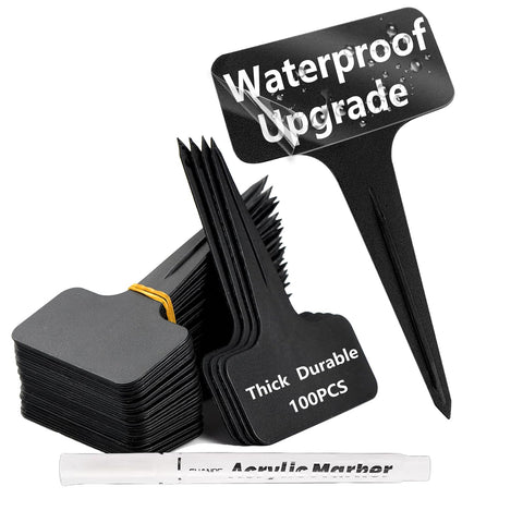 DaTpuik waterproof plant labels with a T-type design for durable outdoor marking.
