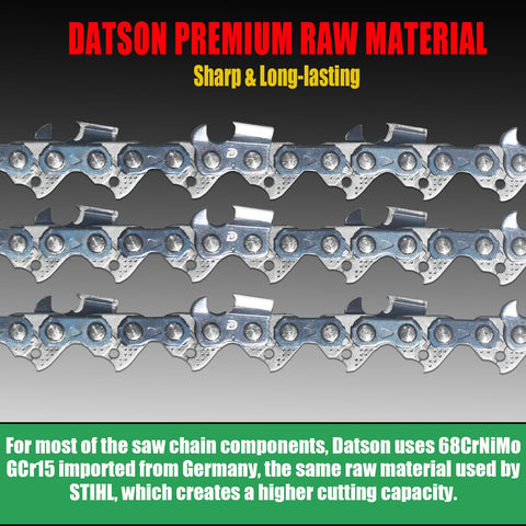 DatsenAAA chrome-plated cutters stay sharp longer during tough jobs.