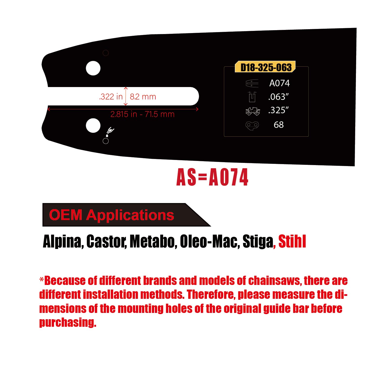 DatsenAAA 68 drive links ensure precise fit and tension.