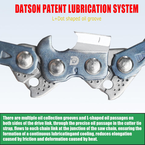 DatsenAAA German steel chain with heat treatment for toughness.