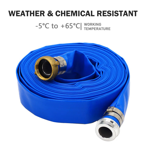 DAVCO all-season pool hose handles outdoor use and harsh conditions.