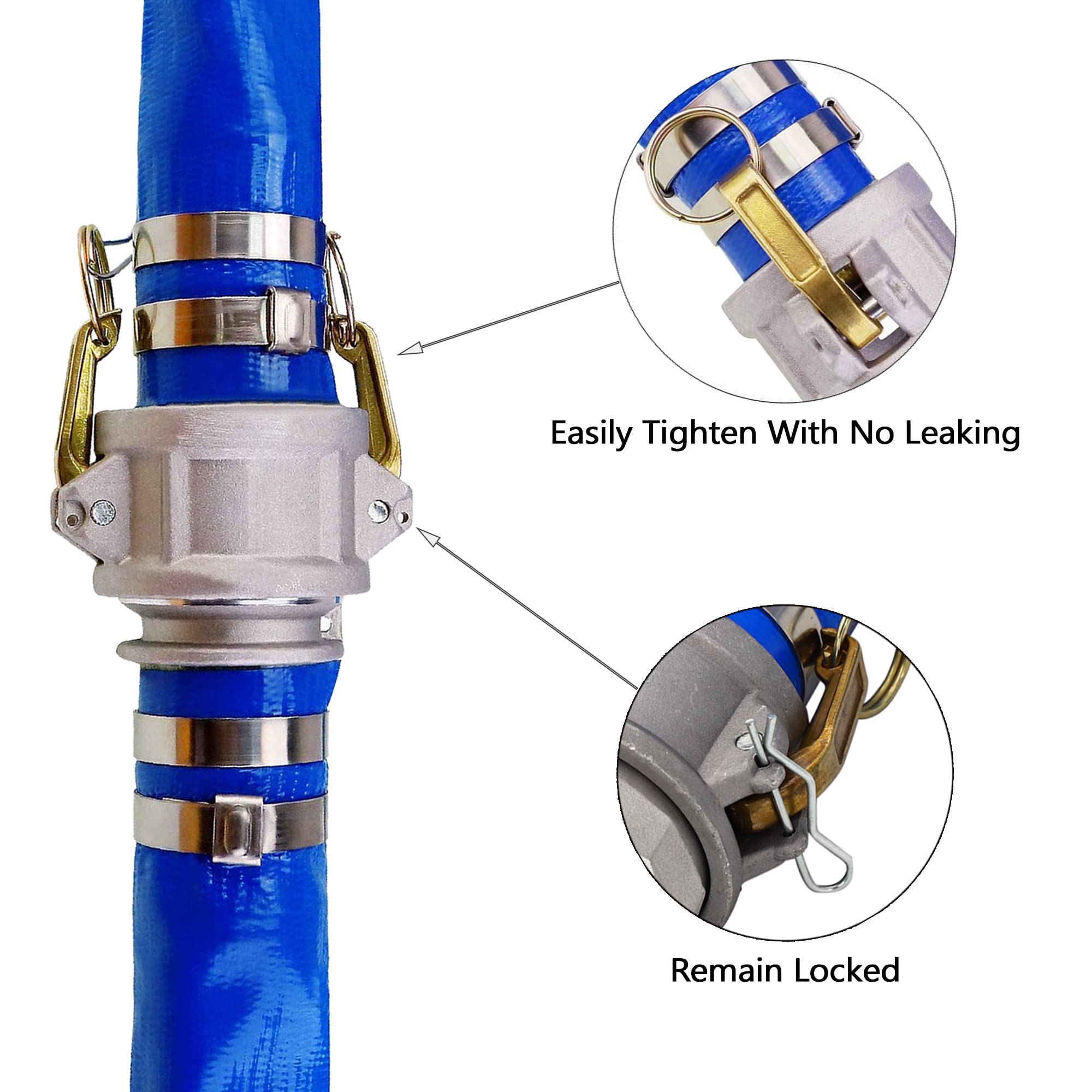 DAVCO quick-connect camlock system simplifies pool backflush setup