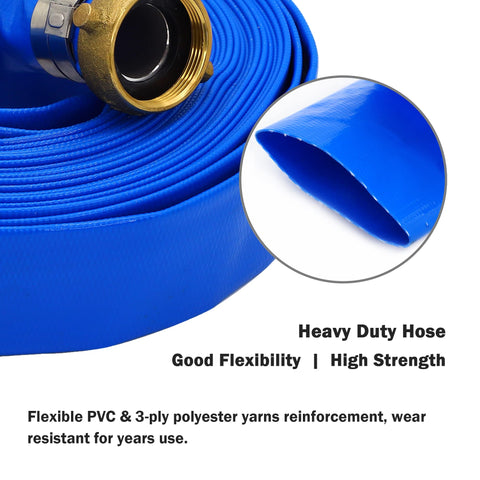 DAVCO stainless steel clamps secure the hose with no leakage.