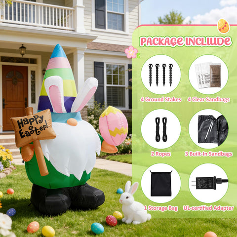 Dawdix built-in air blower inflates quickly for easy setup.