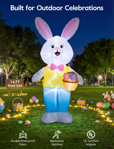 Dawdix 14-foot centerpiece elevates Easter displays at homes and venues.