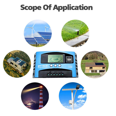 Dawnice solar charge controller installation guide illustrating straightforward setup