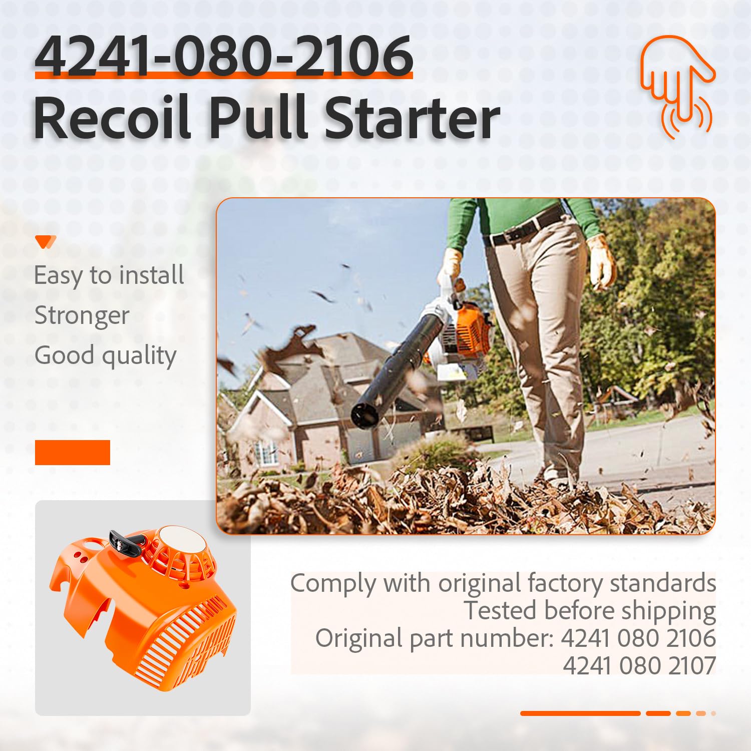 dawnow recoil pull starter 4241-080-2107 with BG56, easier starts