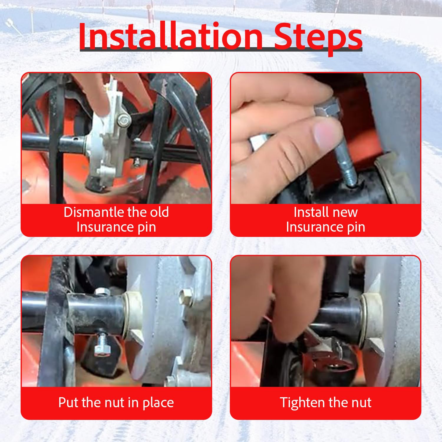 Dawnow snow blower reliability in harsh winter conditions with the kit