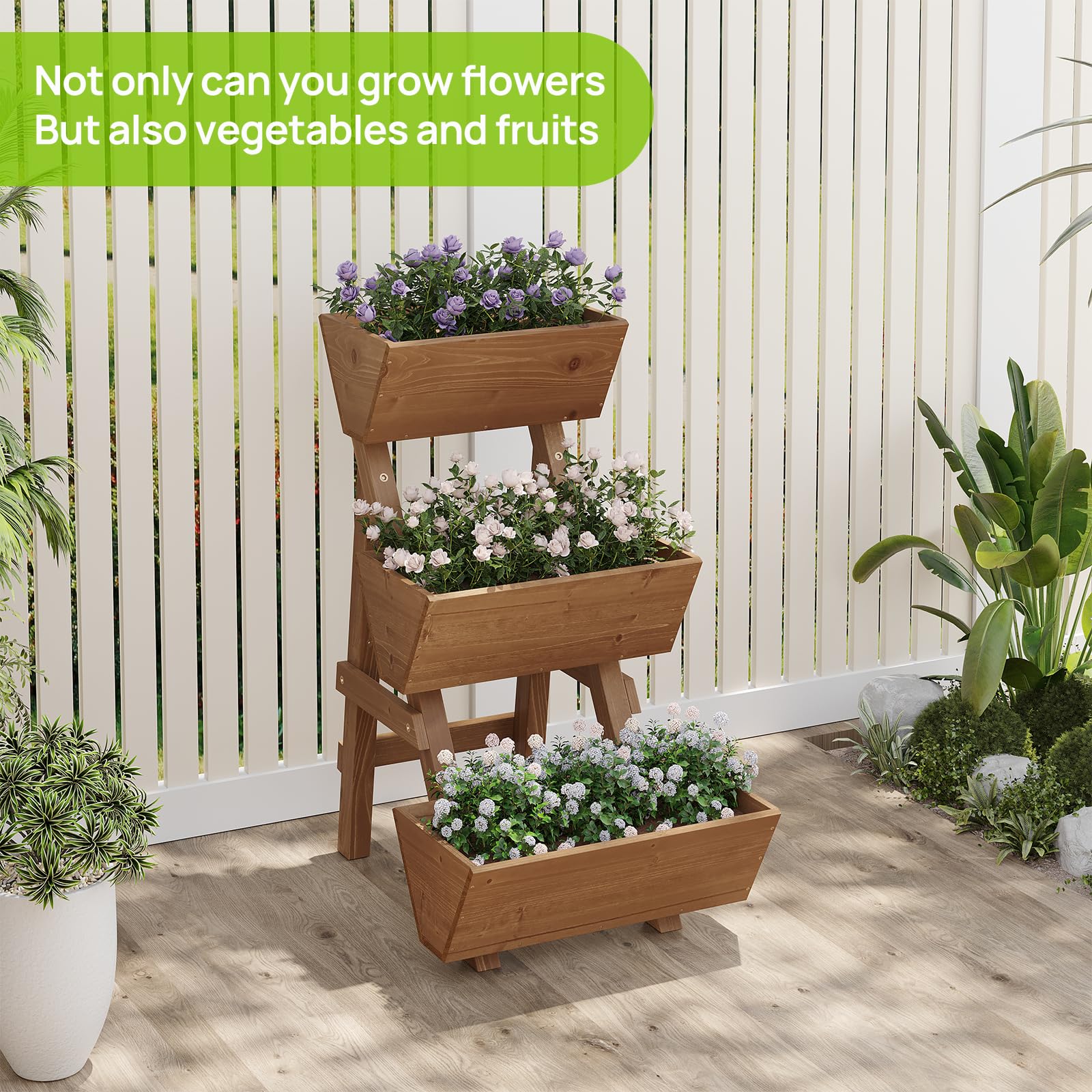 Dawnyard balcony setup image showing compact vertical garden