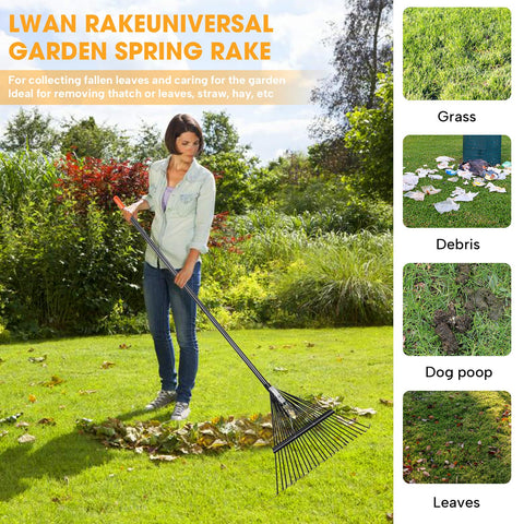 Ideal for camping sites and yard tidying with easy transport and use.