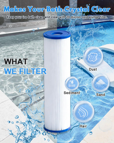 DAYEAR dirt locking fabric captures more debris for cleaner spa water