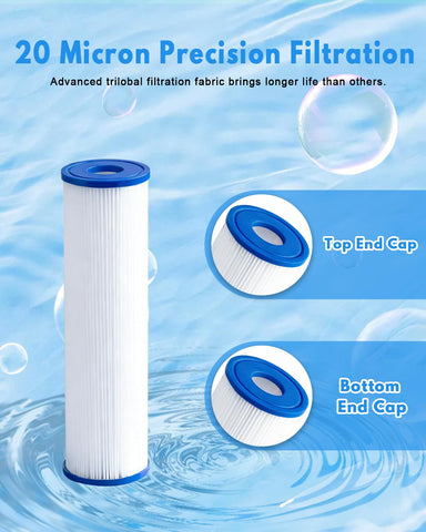 DAYEAR pleated 20-micron filter demonstrates enhanced dirt locking