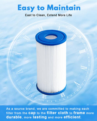 DAYEAR compact 5x2.5 inch cartridge fits standard cold plunge units