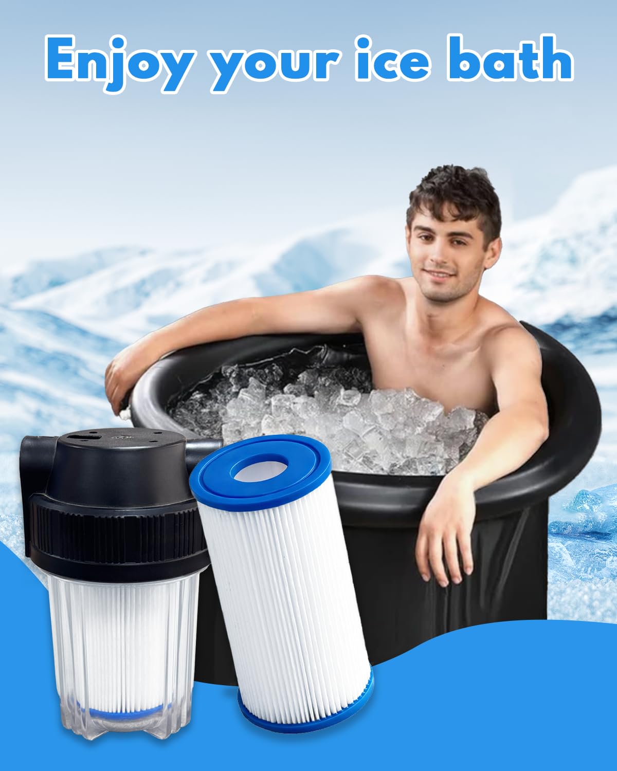 DAYEAR versatile compatibility with ice bath tubs and chillers