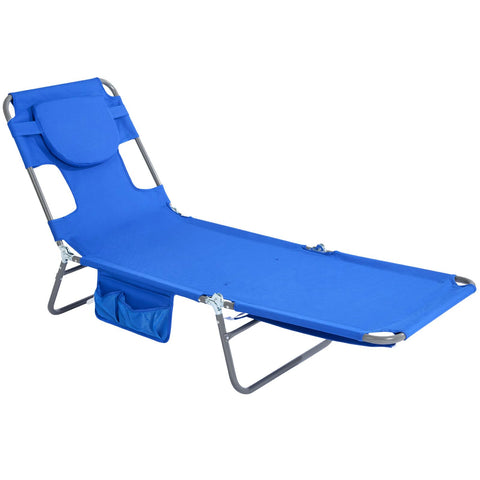 Daystar SunnyFeel beach lounge chair foldable for quick setup and transport