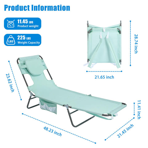 Daystar SunnyFeel Lounge side storage pockets keeping drinks within reach