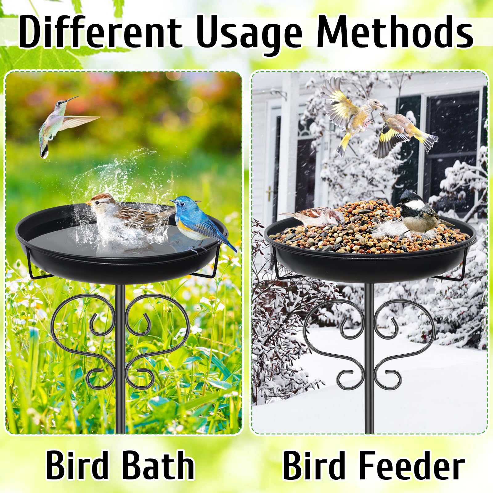 DAYSUP detachable bowl allows quick cleaning and refilling.