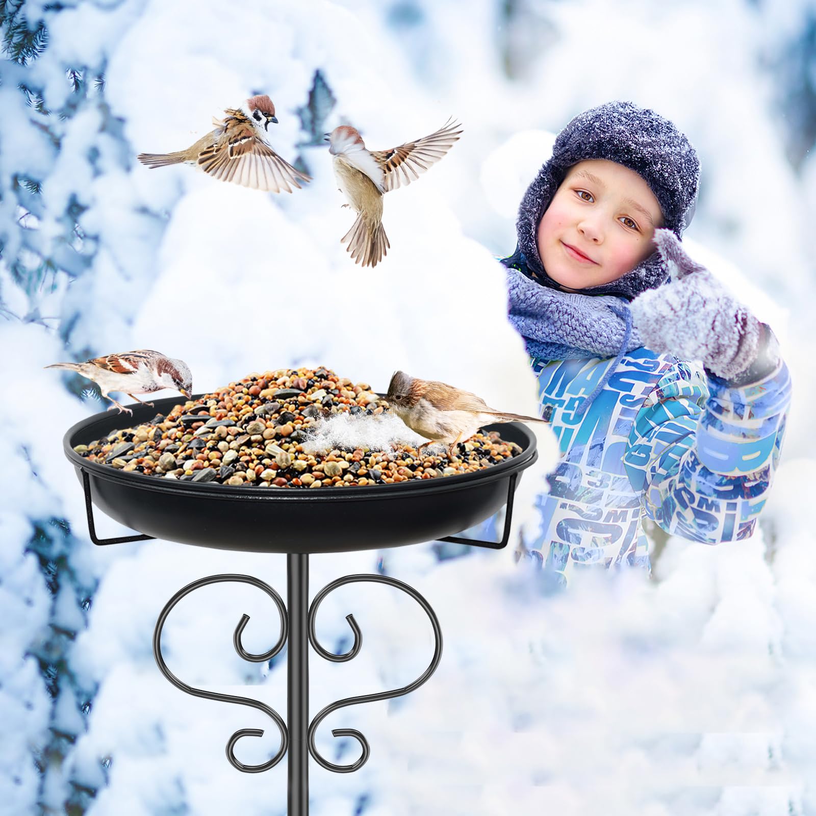 DAYSUP garden decor invites wildlife to your patio or yard.