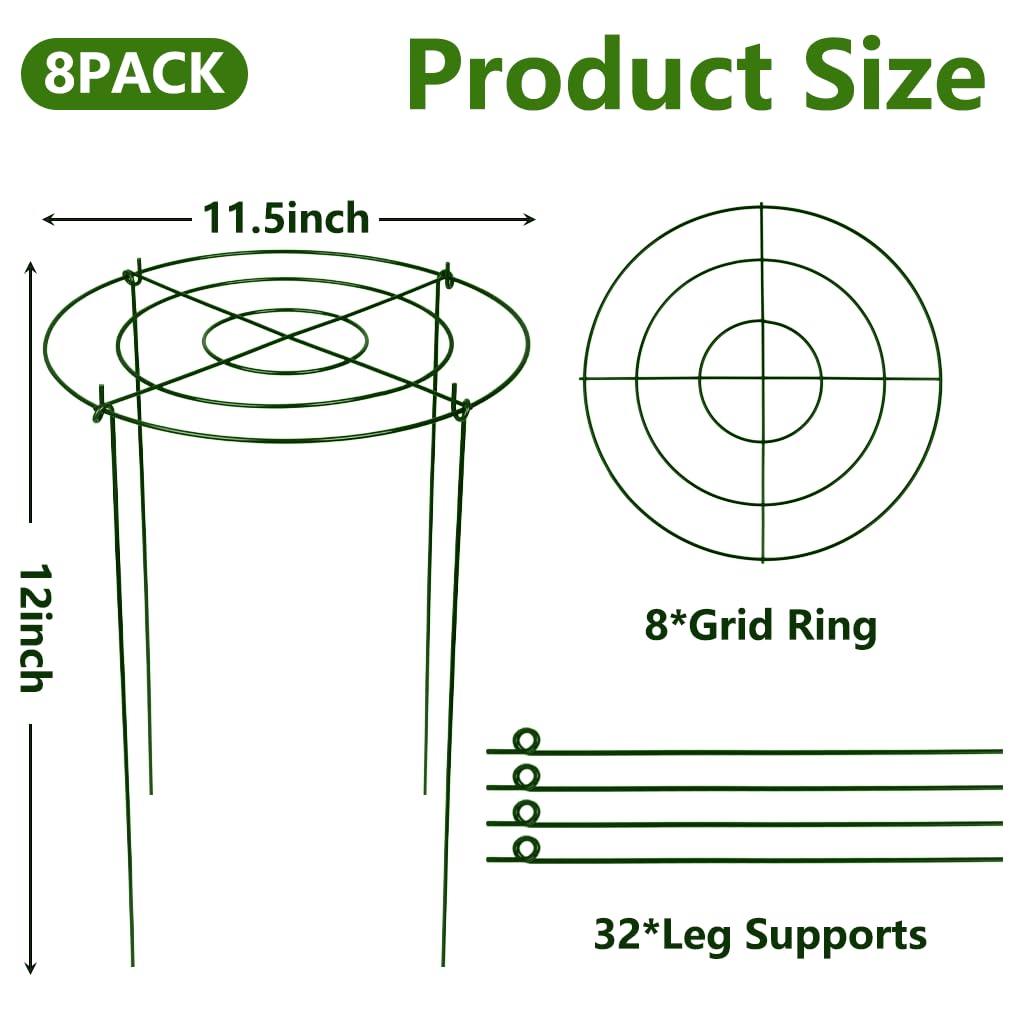 DAYUMKOU plant support with four legs offers sturdy stabilization for tall plants