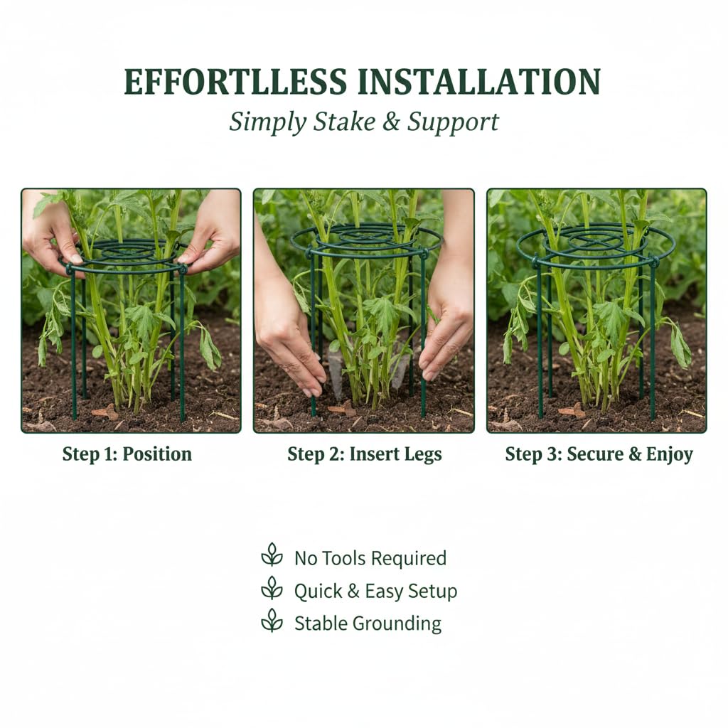 DAYUMKOU versatile medium-size plant support for roses, peonies, hydrangeas.