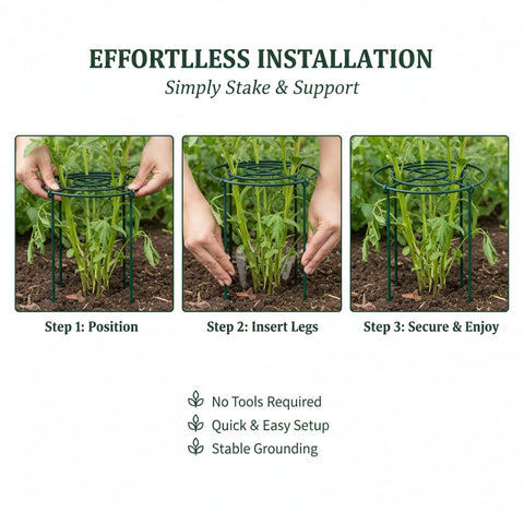 DAYUMKOU versatile medium-size plant support for roses, peonies, hydrangeas.