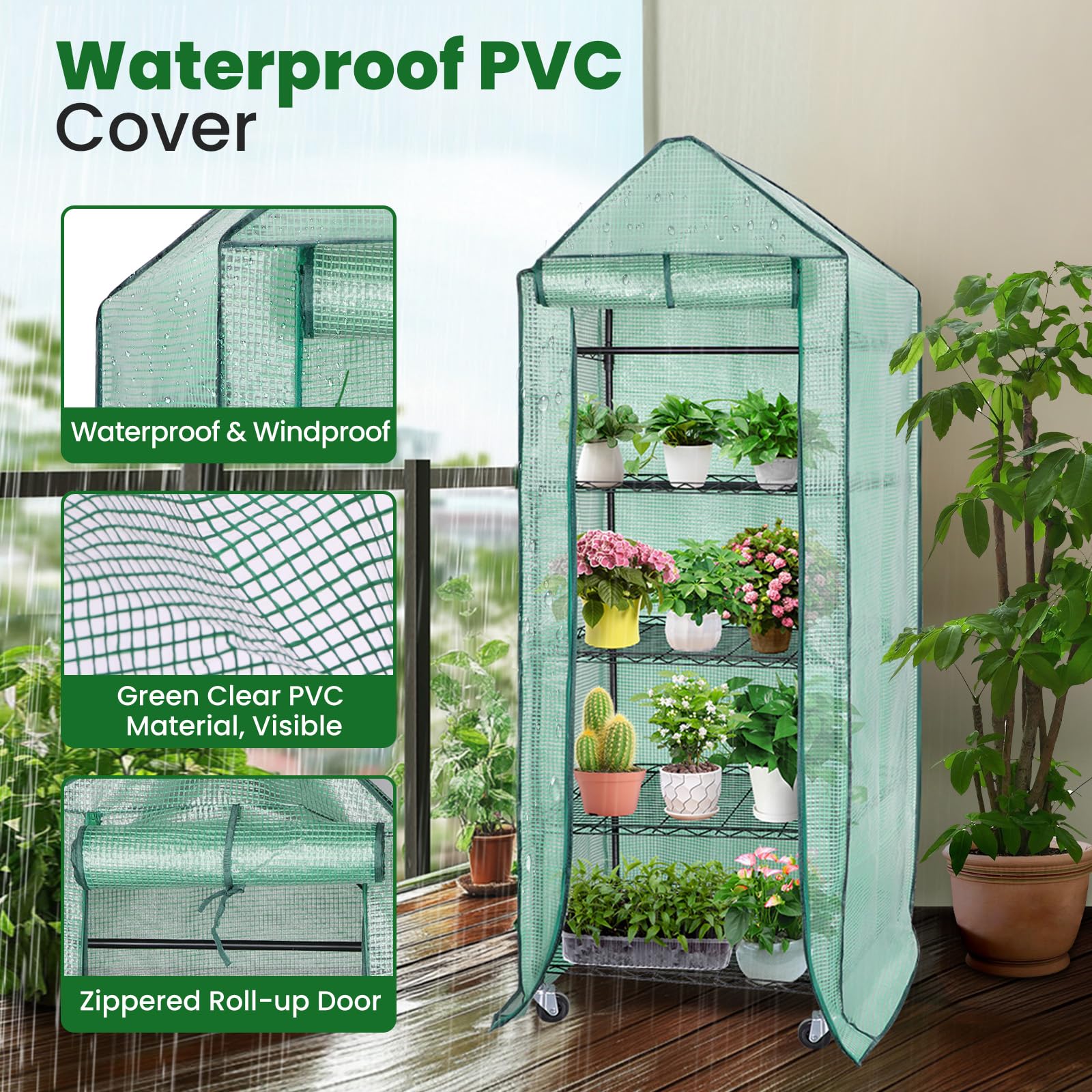 DazSpirit easy assembly design gets your indoor garden growing quickly.