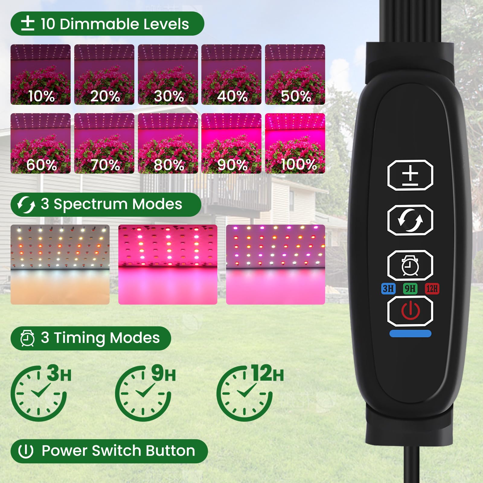 DazSpirit included thermometer helps monitor warmth for seedlings.